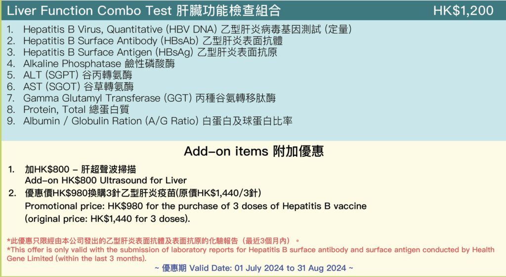 Liver Function Combo Test